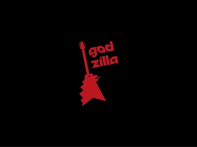 Godzilla brand branding design godzilla graphic design havymetal identity illustration logo logotype music rock rockandnroll rockband vector