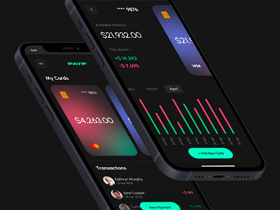 Fintech App UI Design androidapp app appdesign appui appuiux bankapp bankingapp branding darkmode design fintech iosapp logo mobileapp paymentapp ui uidesign uiux uiuxdesign uxdesign