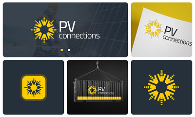 Logo | Logo design for PV Connections | Logo Designer signature logo