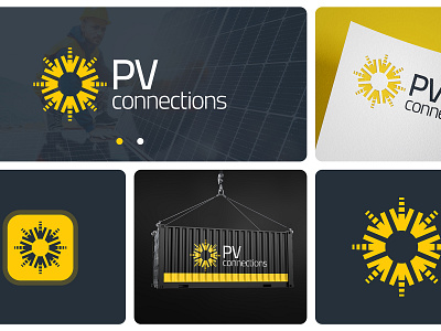 Logo | Logo design for PV Connections | Logo Designer signature logo