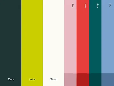 Masuga Color Palette b2b color color palette early stage focus lab identity design odi rebrand startup brand visual identity