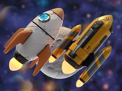 3D Rocket Modeling - Blender | Substance Painter 3d 3danimation 3dmodeling 3drocket 3dtexturing blender rocket rockets substancepainter uvmapping