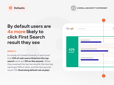 Defaults - When people tend to stick with the way things are app appdesign behavior behavior design behavior engine design heuristic heuristic evaluation mobile mobile app research user experience ux design uxdesign uxui