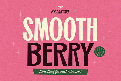 SmoothBerry Playful Retro Font beautiful bold childish display font kids font mid century mid century font mid century modern modern playful quirky quotes retro retro font sans font sans serif font trendy trendy font typeface