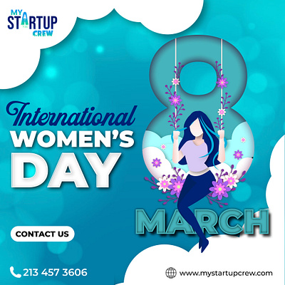 International Women's Day branding design graphic design illustration international womens day logo typography ui ux vector web design womens day