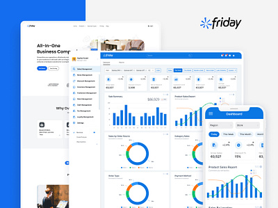 Friday is financial services platform mobile app payment pos saas ui uiux ux