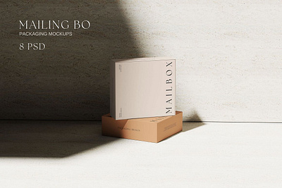 Mailing Box Packaging Mockup Set box design box mockup box packaging box packaging mockup e commerce box gift box mockup mail box mockup mailing box mockup mailing box packaging mockup set mockup package mockup packaging packaging mockup square box mockup