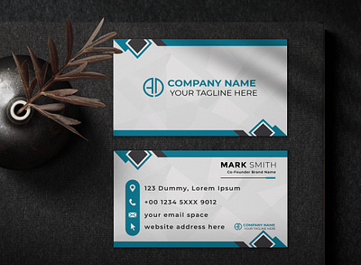 Modern Business Card Design brand branding business cards card design identity modern business visiting card visual identity