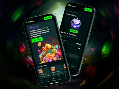 Fancy Casino: App Design app casino bet betting casino casino original games casino site casino slots design casino fancy casino gambling gambling interface gambling slots igaming igaming design mobile casino mobile online casino online casino slots web casino web gambling