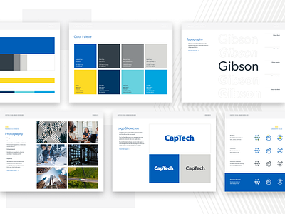 CapTech Brand Redesign (3) art direction brand guide branding captech clean color palette consulting design digital graphic design iconography logo marketing modern photography presentation typography visual design