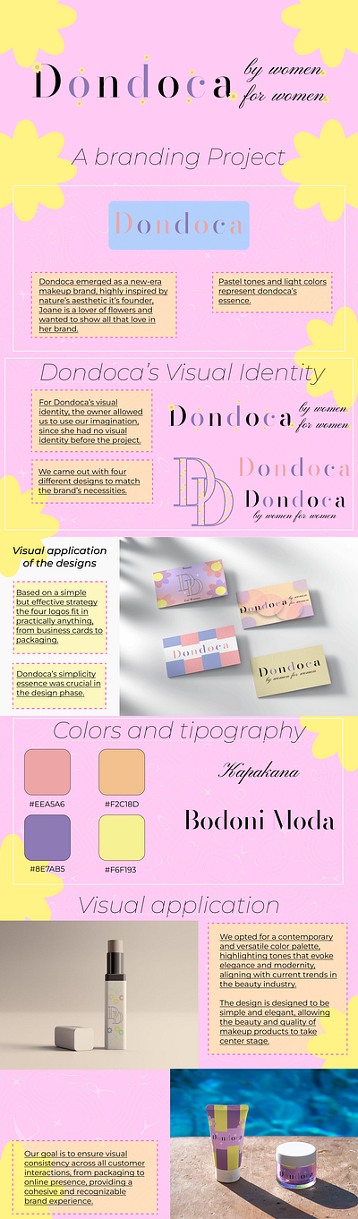 Dondoca's branding branding graphic design