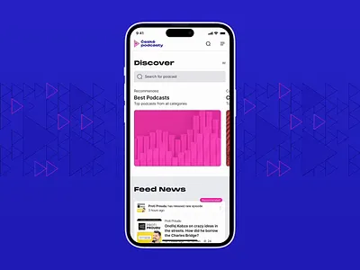 České podcasty | Podcasts Discovery animation bold discovery mobile podcast podcasts responsive ui ux web website