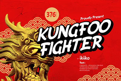 Kungfoo Fighter Typeface asian culture asian font brush font chinese chinese dragon chinese font chinese pattern culture display font display type header font headline font kungfoo fighter typeface magazine font magazine typefaces title font