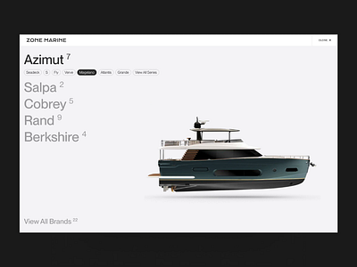 Zone Marine - Layouts app boat boat website branding design ecommerce layout layouts product shop ui uidesign uiux user experience user interface ux uxdesign uxui wireframe yacht