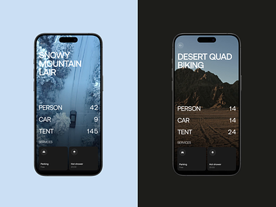 Adventure Holiday App design graphic design interface ui user experience ux