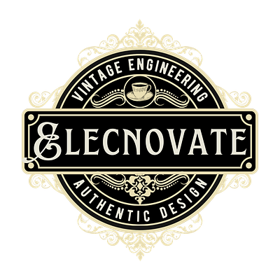 Nostalgic Elegance: Elecnovate's Vintage Logo Collection brandinginspiration