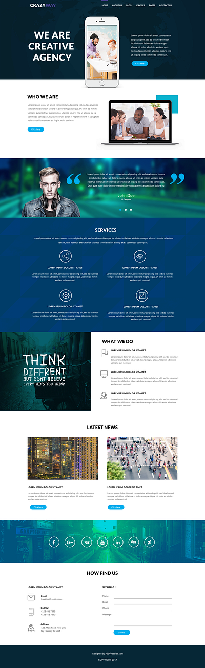 Creative Agency Website Template creative agency website template figma graphic design template ui web design