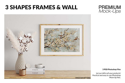 3 Shapes of Frame Mockup 3 shapes of frame mockup frame frame mockup frame template frames mock up mock ups mockup mockups poster poster mockups template wall art wall decal wall template