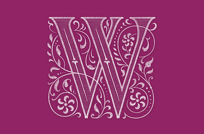 W for International Women's Day calligraphy design hand lettering illustration lettering logo logotype type typography
