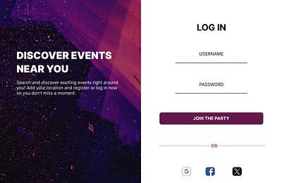 Daily ui #001 Sign Up events graphic design login ui web