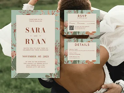 Wedding Invitations brand identity branding design graphic design illustration type vector wedding colatteral wedding invitation