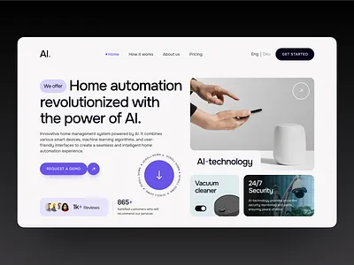 AI Landing Page 2024 ai ai design ai website chatgpt header design landing page website design