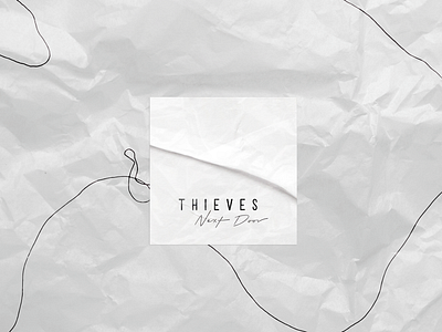 Thieves Next Door brand branding design hand drawn identity illustration logo mark