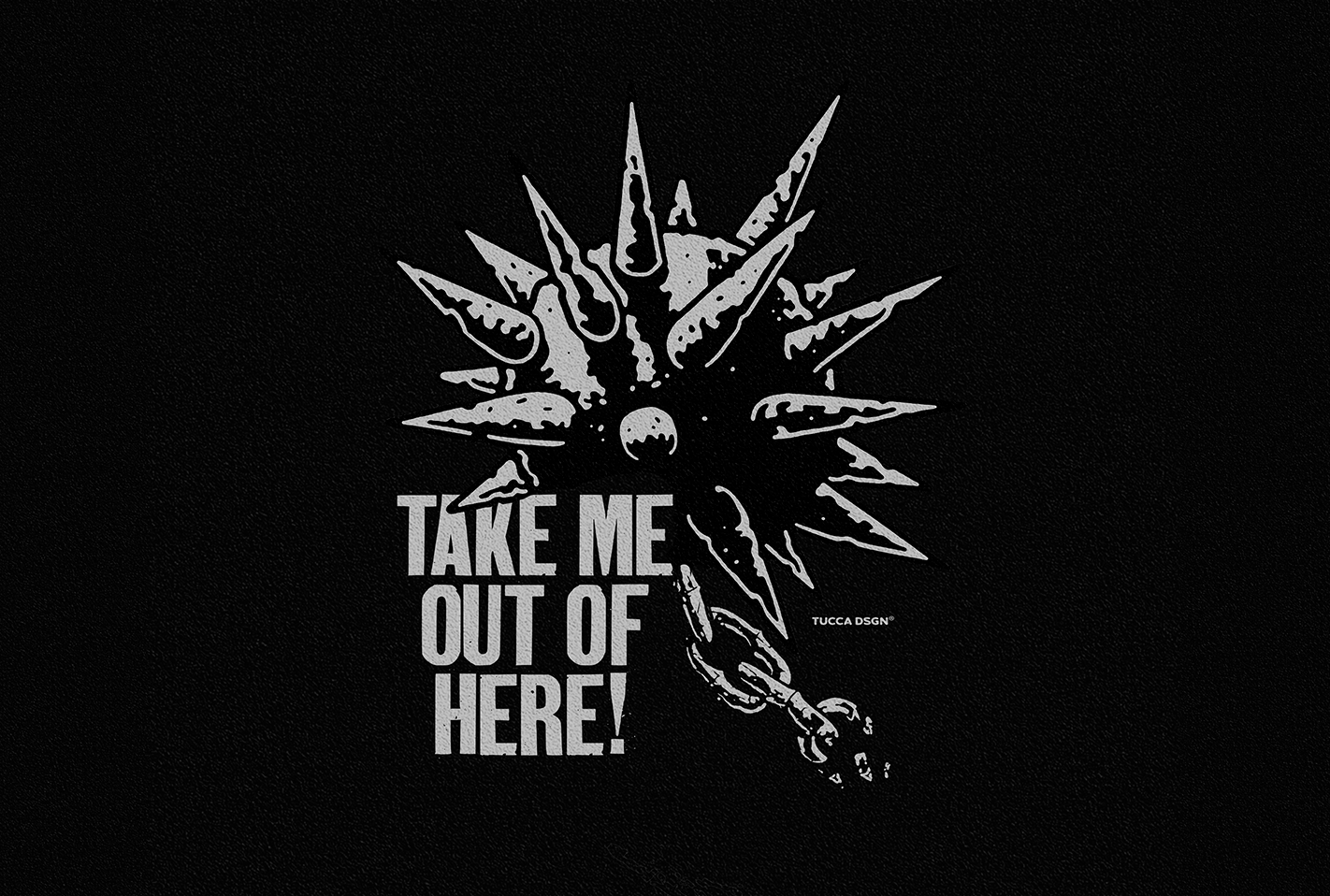 Take me out of here! apparel band merch branding graphic design illustration merch merch design