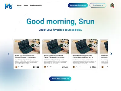 Course Announcement UI course digital certificate instructor online course student ui