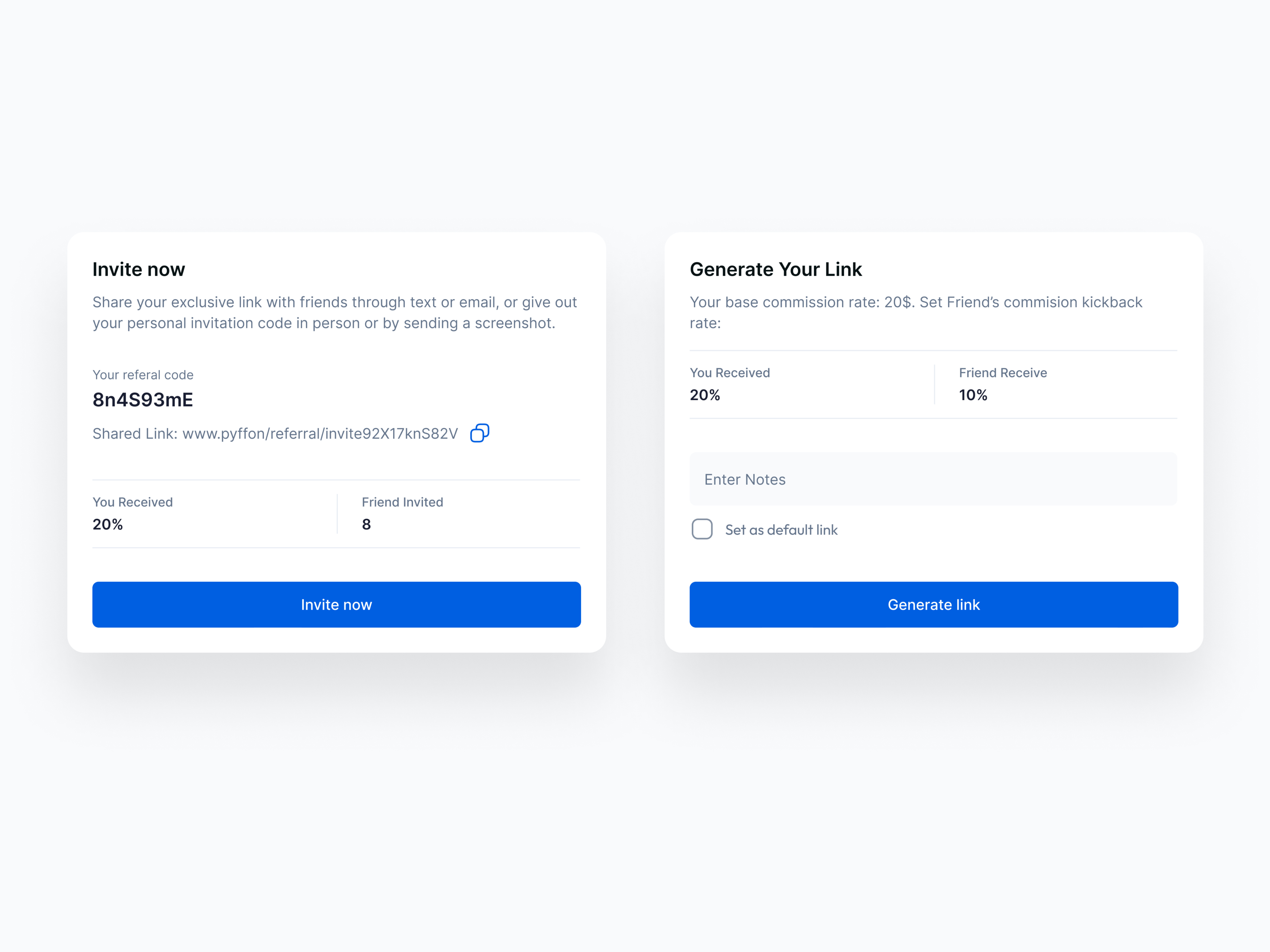 Popup invite member / generate link add alert communication component integration invitation invite member modal notification popup invite product design record savina valeria designer team team work ui valeria savina designer web design workspace