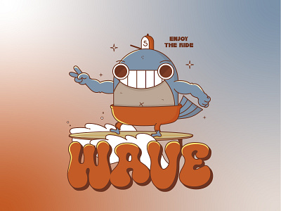 WAVE animation branding cartoon character design graphic design illustration illustrator logo motion graphics vector