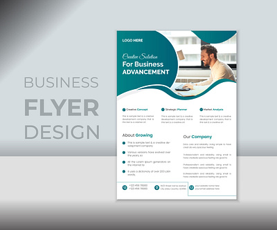 Corporate Flyer Design branding business corporate creative design flyer flyer design graphic design marketing modern