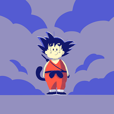 Goku - Akira Toriyama RIP akira toriyama anime dragon ball goku illustration manga