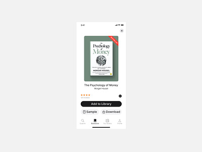 Book experience app app design design interface ios ui ux