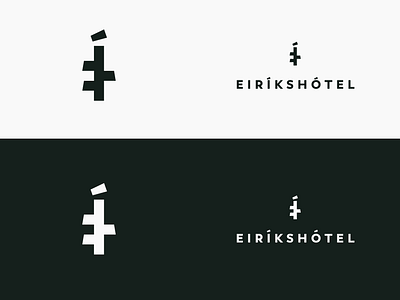 Eiríkshotel Logo branding denmark design e finland h i iceland logo nordic norway pine scandinavian sweden tree