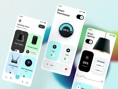 Smart Home Mobile App app ui design mobile app mobile app design mobile ui mobile ui design rvitex smart home smart home app smart home app design smart home mobile app web ui web ui design website ui website ui design