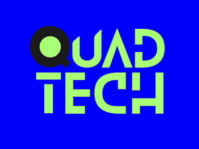 Bold Brand Identity for Tech Company "QUAD TECH" brand identity branding creativity design designer designing graphic design graphic designer graphics illustration logo motion graphics ui ux vector visuals