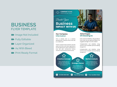 Creative Business Flyer Design advertising branding business flyer corporate flyer creativity design flyer flyer design template graphic design illustration poster design