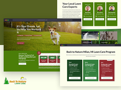 Back To Nature LLC - New Website Design & Build ux design web design