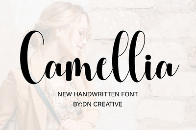 Camellia Cute Font crafting font handwritten script