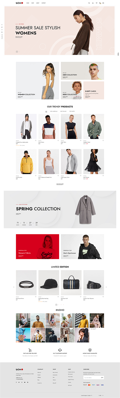 Fashion E-Commerce Website ecommerce store ecommerce web design fashion fashion ecommerce fashion online store