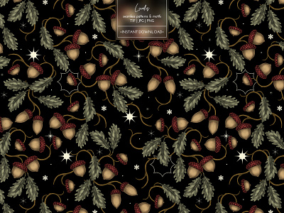 ACORN seamless pattern abstract acorn autumn background branding classic clothing curtains design drawing fabric graphic design illustration pattern design print seamless pattern textile vintage wallpaper wrapping paper