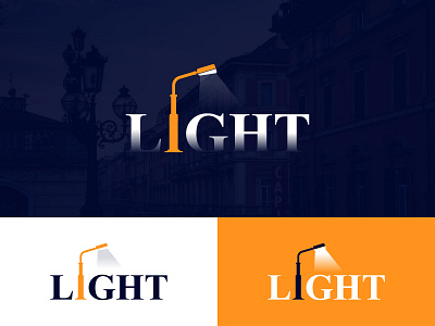 Light Logo Design adobe illustrator creative logo graphic graphic design graphic designer lamppost logo light logo logo logo daily logo design logo designer logo type