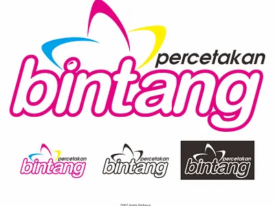 Logo Percetakan Bintang - Makassar