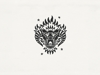 You Shall Not Pass american traditional art balrog black and white character design fire flames icon illustration ink logo lord of the rings lotr moria paper tattoo teeth texture traditional