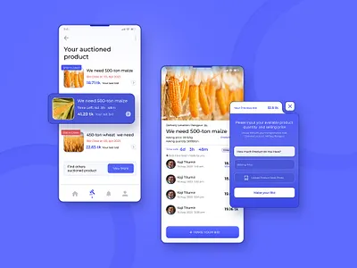 Bidding Mobile App android app auction bidding branding creative discover flat graphic design illustration ios mobile mobile app mobile ui product design typography ui uiuxdesign ux uxdesign