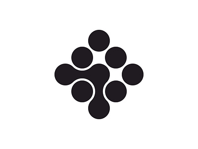 Dots Logo branding design flat graphic design icon illustration logo minimal vector