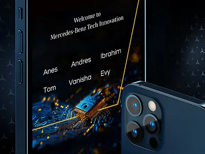 Welcome on Board! animation chip content creation he design hr mercedes benz mercedes benz tech innovation new employee post photoshop edit recruiting social media social media design starpattern tech design technology ui design ux design video welcome design welcome post