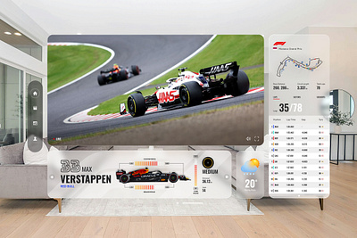 F1 Live App design ui ux