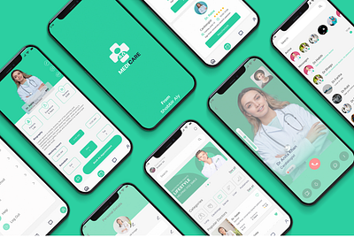 Online Appointment App animation app clinic consultant doctor healthcare healthcare app medical medical app medicine mobile app mobile app design mobile design mobile ui online healthcare ui